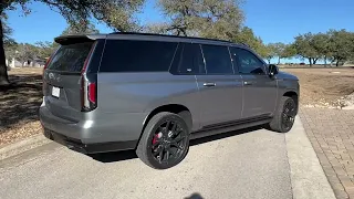 2022 Cadillac Escalade with Corsa Catback Exhaust - Outside Acceleration Clip