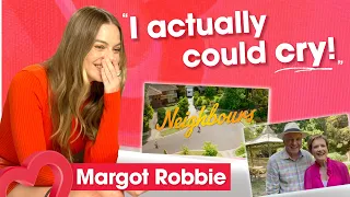 Margot Robbie's emotional reunion with Neighbours co-star