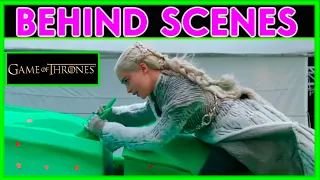 GAME OF THRONES BEHIND SCENES AND FUNNY MOMENTS 😂