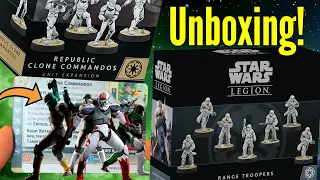 Unboxing Republic Commandos and Range Troopers for Star Wars Legion