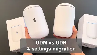 Compare Unifi Dream Router to Unifi Dream Machine and settings migration