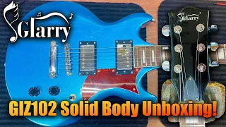 The Brand New Glarry GIZ102 Solid Body Electric Guitar Unboxing!