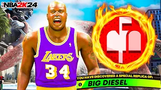 NBA 2K24 PRIME SHAQUILLE O'NEAL CENTER BUILD - 96 STRENGTH DEMIGOD CENTER