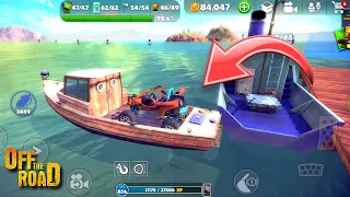 Driving Moonwalker On The Wooden Boat | Off The Road OTR - Offroad Car Driving Game Android Gameplay