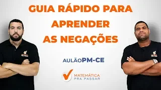 GUIA RÁPIDO PARA APRENDER NEGAÇÕES.