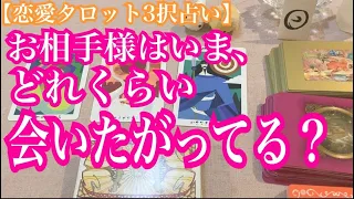 お相手は今どれくらい会いたがってる？恋愛タロット3択占いでリーディングしました♩バランガン西原さゆり