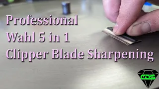 Professional Wahl 5 in 1 Clipper Blade Sharpening