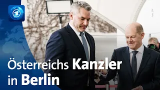 Österreichs Kanzler Nehammer zu Besuch bei Bundeskanzler Scholz