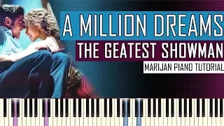 How To Play: The Greatest Showman - A Million Dreams | Piano Tutorial + Sheets