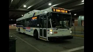 Bee-Line Bus: On Board NABI 40LFW Hybrid [#273] Route 66 Bus to Dobbs Ferry Railroad Station