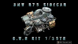 BMW R75 sidecar Normandy 1944 Great Wall Hobby 1 35th PART 1