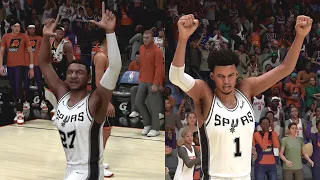 NBA 2K24 My Career - Game Winner vs Suns! Wemby 47 Points!
