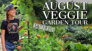 August 2021 Vegetable Garden Tour : Part 1