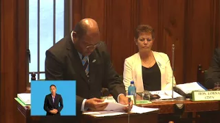 Fijian Minister for Forests response to H.E. President's 2017 Parliament opening address.