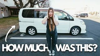 We bought a Japanese van + driving on the left side!! (GUESS HOW CHEAP IT WAS)