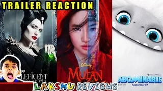 Mulan, Maleficent and Abominable Trailer Reaction Mashup