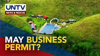 Viral resort sa Chocolate Hills ng Bohol, may business permit mula sa LGU