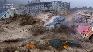 Hundreds Rivers Overflow In China, Massive flash floods and landslides strikes China | China Flood