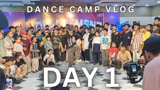 DAY 1st Delhi | Dance Camp Vlog 😍✌️ #dance #dancevlog #dancers