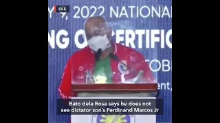 Dela Rosa: Bongbong Marcos isn't the enemy