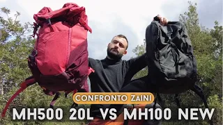 Zaino MH500 20l vs MH100 20l c’è davvero differenza?!