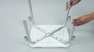 Instructions for use of Medline Knockdown Shower Chair