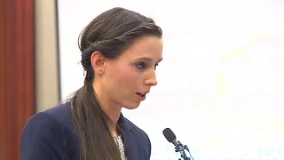 RAW VIDEO: Rachael Denhollander delivers powerful final victim speech to Larry Nassar