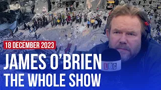 Are we witnessing ethnic cleansing in Gaza? | James O'Brien - The Whole Show