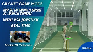 How to Play Batting in Cricket 22 | Pro Mode Controls Explained | Ps4 Joystick