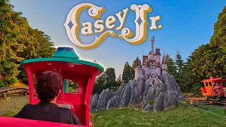 [4K] Casey JR. Circus Train Coaster - On Ride 2023 - Disneyland Paris