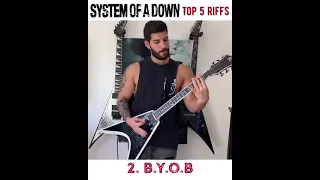 Top 5 System of a Down riffs #shorts
