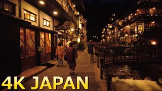 【4K Japan】Ginzan Onsen in Yamagata Pref. in Summer | The Most Classic Hot Spring Town