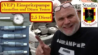 Wohnmobil Dieselmotor Einspritzdüsen Glühkerzen Einspritzzeitpunkt Einspritzpumpe einstellen VEP