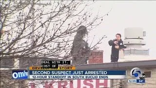 Second suspect in South Euclid store theft arrested on roof after nearly 12 hour standoff