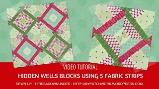 Video tutorial: Hidden wells blocks with 5 strips