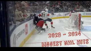 The Biggest Hits of the 2023-2024 NHL Season