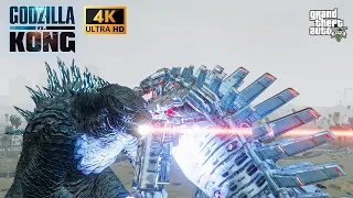 Godzilla 2014 Vs Mechagodzilla [Graphic Remake 4K] - GTA 5