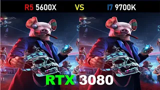 i7 9700k vs R5 5600X - RTX 3080 - Gaming Comparisons