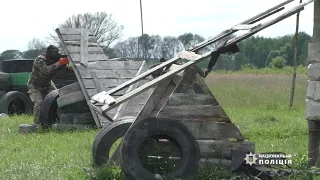 На Рівненщині поліцейські взяли участь у змаганнях із пейнтболу