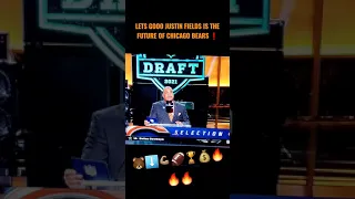 MY REACTION TO CHICAGO BEARS DRAFTING JUSTIN FIELDS [2021 NFL DRAFT] 👀😂😂😂🤣🐻⬇️🏈🔥