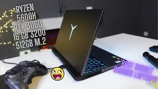 Lenovo Legion 5 Pro Ryzen5600h&RTX 3060 130w QHD 165hz Unboxing&testing