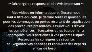 Un message IMPORTANT