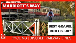 BEST GRAVEL BIKE PATHS UK? | Cycling old disused railway trails - MARRIOTT's Way (NCR 1)