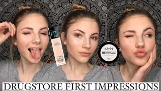 FULL FACE OF DRUGSTORE FIRST IMPRESSIONS!