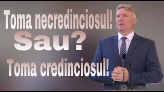 Marius Băeș - Toma necredinciosul! Sau? Toma credinciosul!