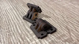 Wooden Hinge  Assembling - Laser Cut Hinge DIY