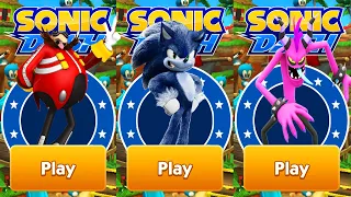 Sonic Dash - Dr.Eggman vs Werehog vs Zazz vs All Bosses - All Characters Unlocked Run Gameplay