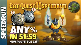 [Former WR] Any% in 51:59 | Cat Quest II Speedrun