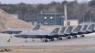 2021.3.17 三沢基地 F-35A×7 フライト訓練へ！！