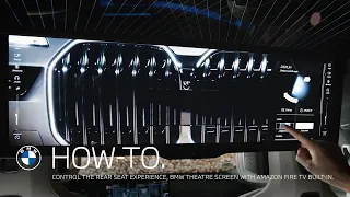 How To Control the Rear Seat Experience BMW Theatre Screen with Amazon FireTV built in.